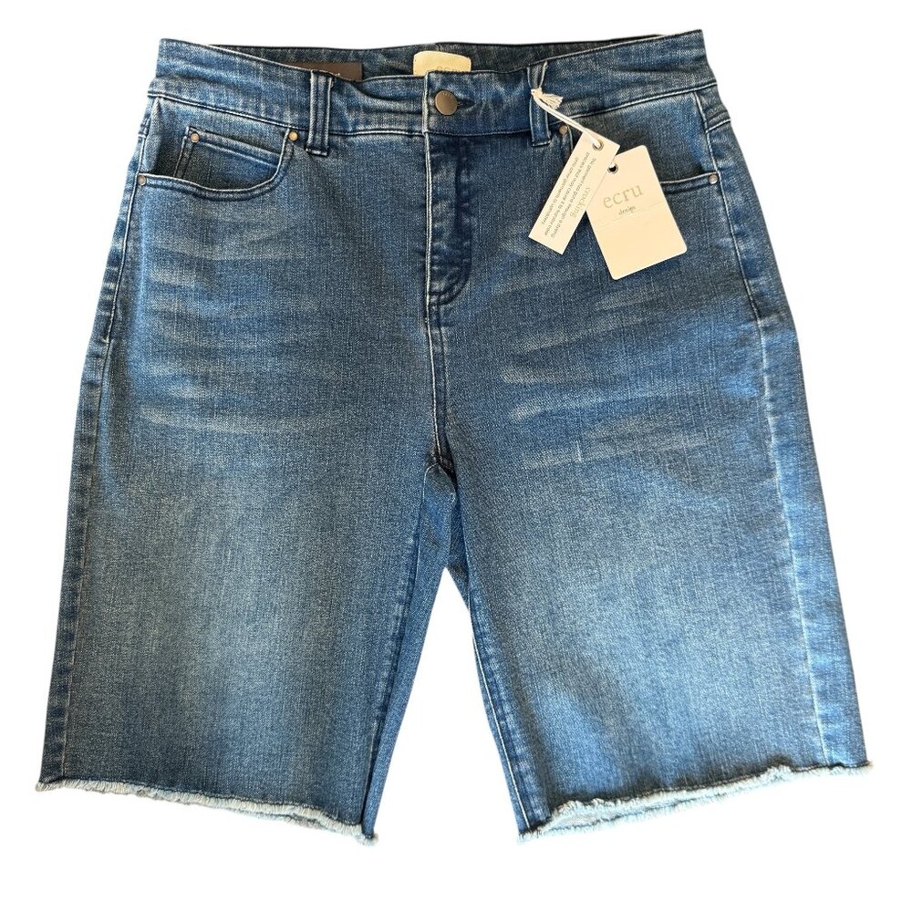 Ecru Denim Women's Bermuda Shorts-NWT